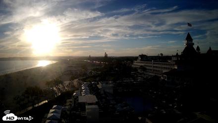 Hotel Del Coronado 4K Fixed Live Cam - Jul 4, 2026, 7:20pm PDT