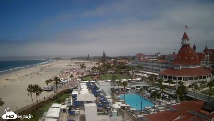 Hotel Del Coronado 4K Fixed Live Cam - Jul 16, 2026, 11:14am PDT