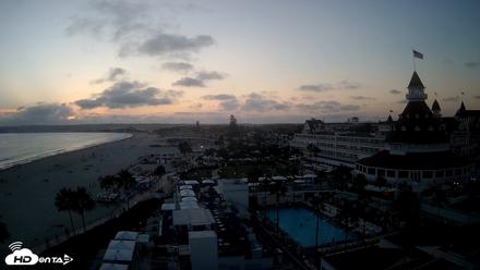 Hotel Del Coronado 4K Fixed Live Cam - Aug 11, 2026, 7:30pm PDT