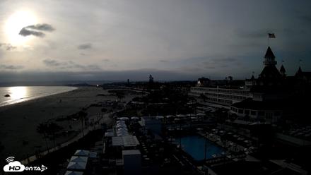 Hotel Del Coronado 4K Fixed Live Cam - May 2, 2026, 6:16pm PDT