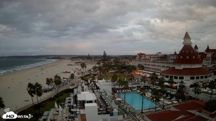 Hotel Del Coronado 4K Fixed Live Cam - Oct 21, 2026, 6:18pm PDT