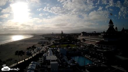 Hotel Del Coronado 4K Fixed Live Cam - Jun 15, 2026, 6:28pm PDT