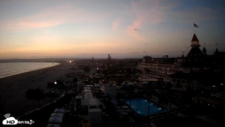 Hotel Del Coronado 4K Fixed Live Cam - Aug 6, 2026, 7:56pm PDT
