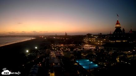 Hotel Del Coronado 4K Fixed Live Cam - Aug 4, 2026, 8:09pm PDT