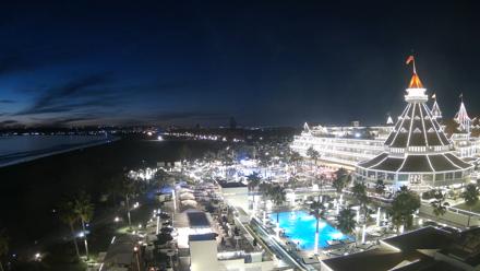 Hotel Del Coronado 4K Fixed Live Cam - Nov 26, 2025, 5:28pm PST
