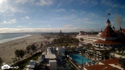 Hotel Del Coronado 4K Fixed Live Cam - Apr 10, 2026, 5:05pm PDT