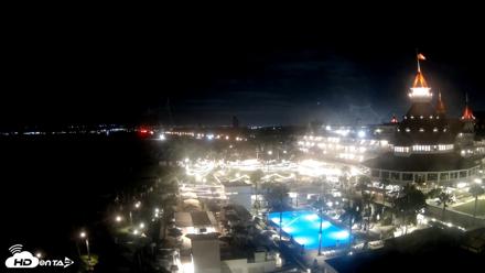 Hotel Del Coronado 4K Fixed Live Cam - Jul 2, 2026, 10:59pm PDT