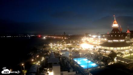 Hotel Del Coronado 4K Fixed Live Cam - Jun 13, 2026, 5:01am PDT