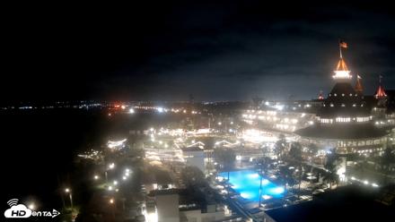Hotel Del Coronado 4K Fixed Live Cam - Sep 19, 2026, 8:05pm PDT