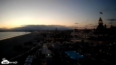 Hotel Del Coronado 4K Fixed Live Cam - Aug 14, 2026, 7:50pm PDT