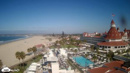 Hotel Del Coronado 4K Fixed Live Cam - Apr 10, 2026, 9:57am PDT