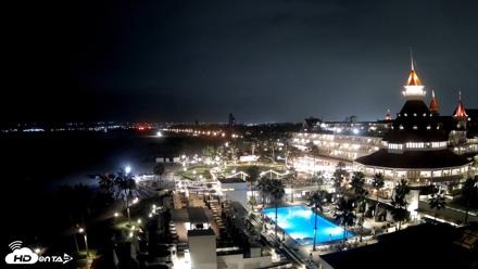 Hotel Del Coronado 4K Fixed Live Cam - Oct 11, 2026, 8:25pm PDT