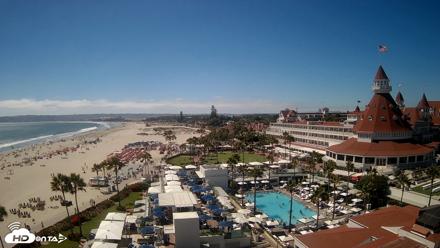 Hotel Del Coronado 4K Fixed Live Cam - Jul 5, 2026, 3:35pm PDT