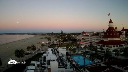 Hotel Del Coronado 4K Fixed Live Cam - Oct 26, 2026, 6:57am PDT
