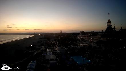 Hotel Del Coronado 4K Fixed Live Cam - Aug 7, 2026, 7:55pm PDT
