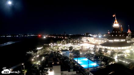 Hotel Del Coronado 4K Fixed Live Cam - Oct 26, 2026, 5:50am PDT