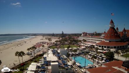 Hotel Del Coronado 4K Fixed Live Cam - Jun 21, 2026, 3:19pm PDT