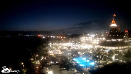 Hotel Del Coronado 4K Fixed Live Cam - Jul 18, 2026, 8:46pm PDT
