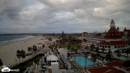 Hotel Del Coronado 4K Fixed Live Cam - Oct 21, 2026, 5:47pm PDT