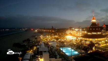 Hotel Del Coronado 4K Fixed Live Cam - Jun 13, 2026, 5:10am PDT