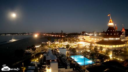 Hotel Del Coronado 4K Fixed Live Cam - Oct 26, 2026, 6:31am PDT