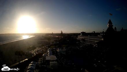Hotel Del Coronado 4K Fixed Live Cam - Jul 1, 2026, 7:19pm PDT
