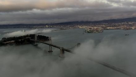 San Francisco Oakland Bay Bridge Live Webcam - Feb 8, 2026, 5:25pm PST