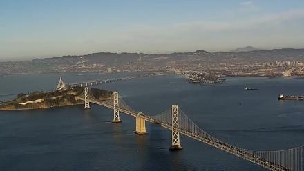 San Francisco Oakland Bay Bridge Live Webcam - Feb 6, 2026, 4:50pm PST
