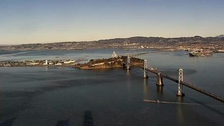 San Francisco Oakland Bay Bridge Live Webcam - Dec 29, 2025, 3:18pm PST