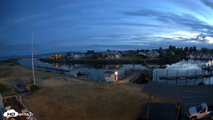 Point Roberts Marina SW Live Webcam - Jun 7, 2026, 9:56pm PDT