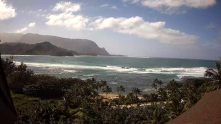 Hanalei Bay Resort - Kauai Hawaii Live Webcam - Jan 13, 2026, 2:46pm HST