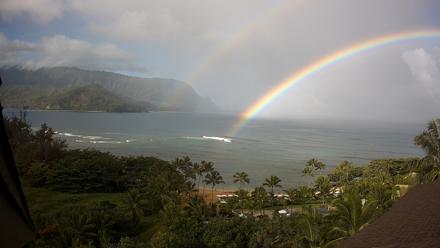 Hanalei Bay Resort - Kauai Hawaii Live Webcam - Nov 18, 2025, 9:16am HST