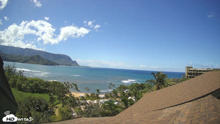 Hanalei Bay Resort - Kauai Hawaii Live Webcam - Oct 7, 2026, 1:30pm HST