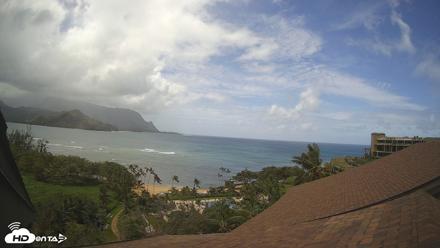 Hanalei Bay Resort - Kauai Hawaii Live Webcam - Sep 25, 2026, 12:45pm HST