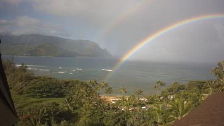 Hanalei Bay Resort - Kauai Hawaii Live Webcam - Nov 18, 2025, 9:14am HST