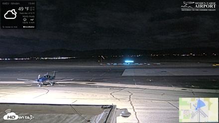 Minden-Tahoe Airport Live Webcam - Oct 22, 2026, 7:45pm PDT