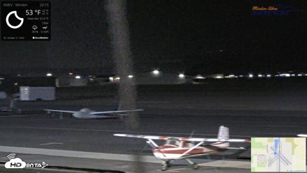 Minden-Tahoe Airport Live Webcam - Oct 11, 2026, 8:16pm PDT