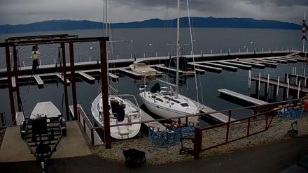 Obexer's Marina Lake Tahoe Live Webcam - Oct 22, 2025, 6:24pm PDT
