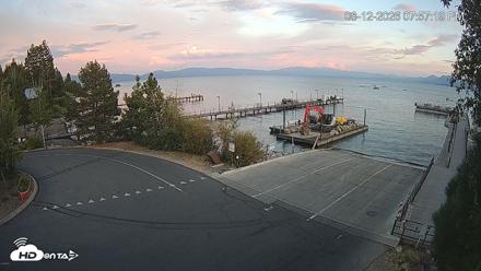 North Lake Tahoe Boat Ramp Live Webcam - Aug 12, 2026, 7:58pm PDT