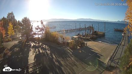 North Lake Tahoe Boat Ramp Live Webcam - Oct 16, 2026, 8:27am PDT