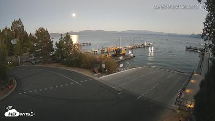 North Lake Tahoe Boat Ramp Live Webcam - Aug 26, 2026, 8:04pm PDT