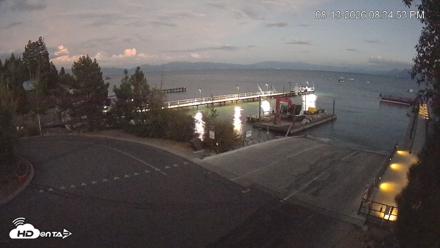 North Lake Tahoe Boat Ramp Live Webcam - Aug 13, 2026, 8:35pm PDT