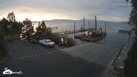 North Lake Tahoe Boat Ramp Live Webcam - Aug 25, 2026, 6:05am PDT