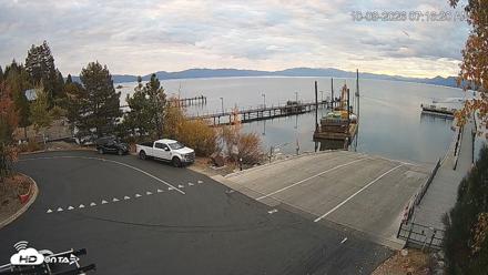 North Lake Tahoe Boat Ramp Live Webcam - Oct 9, 2026, 7:17am PDT