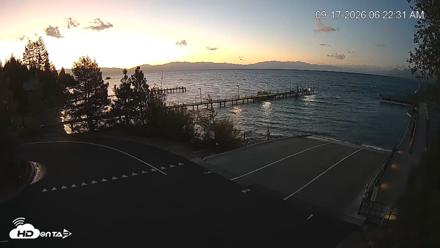North Lake Tahoe Boat Ramp Live Webcam - Sep 17, 2026, 6:23am PDT