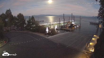 North Lake Tahoe Boat Ramp Live Webcam - Aug 25, 2026, 8:18pm PDT