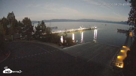 North Lake Tahoe Boat Ramp Live Webcam - Aug 18, 2026, 8:30pm PDT