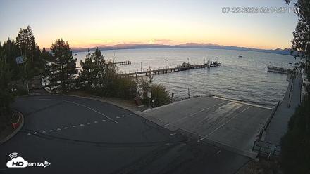 North Lake Tahoe Boat Ramp Live Webcam - Jul 22, 2026, 8:15pm PDT