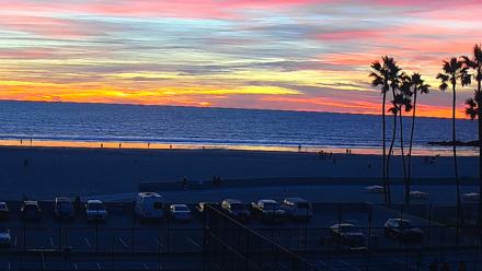 Venice Beach Wide View Live Webcam - Dec 4, 2025, 4:58pm PST