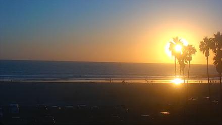Venice Beach Wide View Live Webcam - Oct 11, 2025, 6:11pm PDT